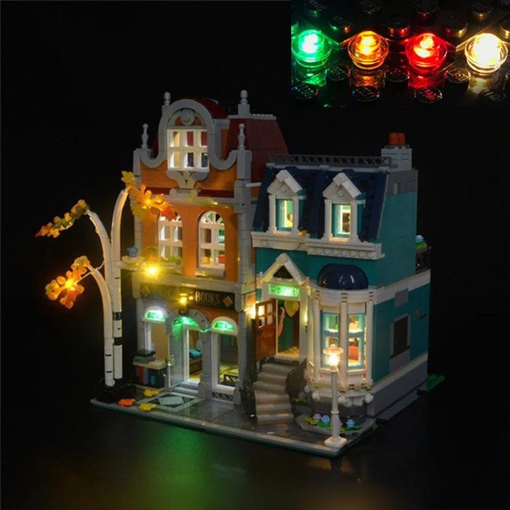 （No LEGO, Just Light）Usb Lighting Kit for LEGO 10270 Expert Bookshop Building