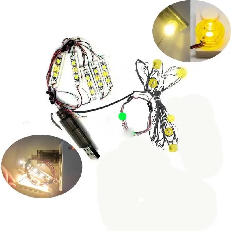 （No LEGO, Just Light）Usb Lighting Kit for LEGO 10270 Expert Bookshop Building