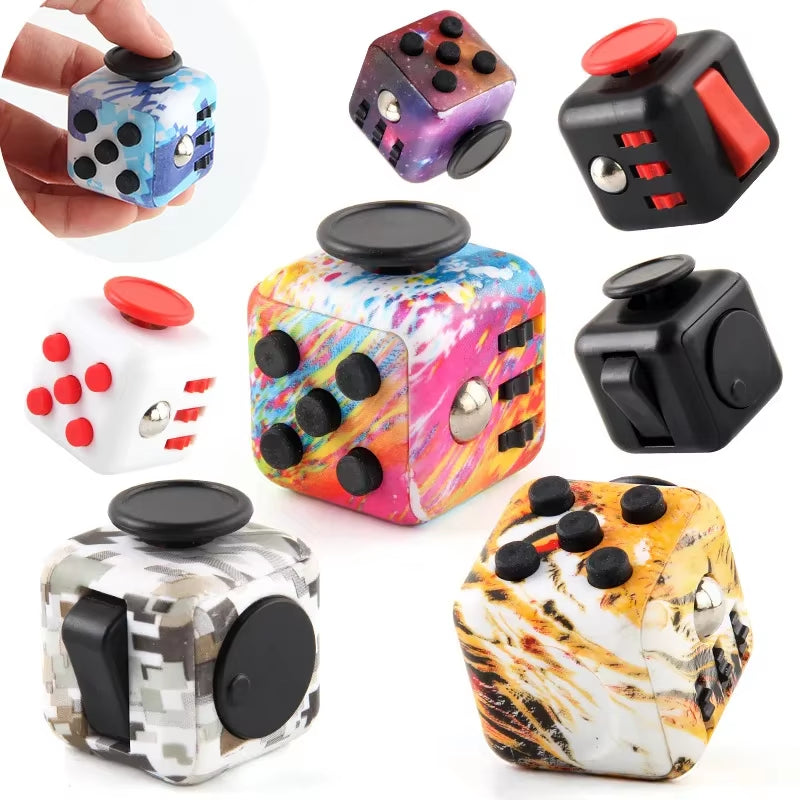 Antistress Fidget Compression Sensory New Novelty Magic Dice Toys for Children Adults Stress Relief Fidget Decompression Toy