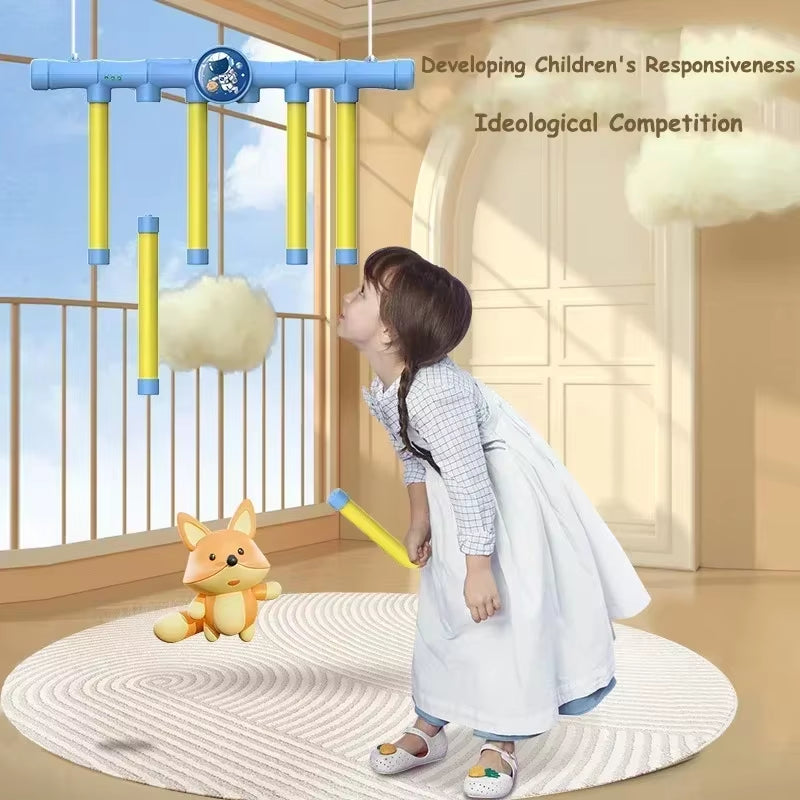 Fun Challenge Falling Sticks Game Toy, Training Reaction Ability Early Educational Parent-Child Stick Catcher Machine Toy Sports