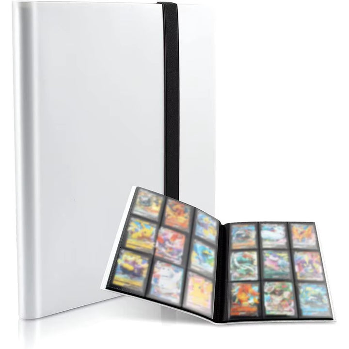 Collectible Card Binder Album 360 Card Holder 9 Pockets Trading Card Binder Album Large-Capacity Card Binder Notebook for Birthd