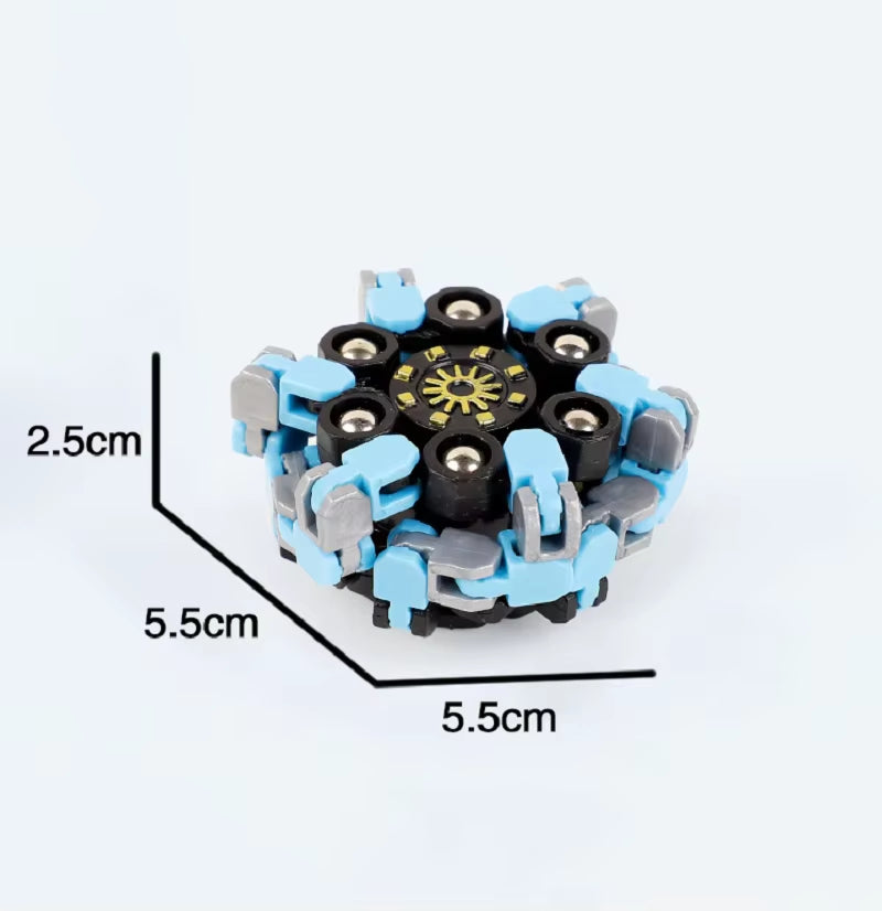 Finger Gyro Decompression Toy Rotator Convertible Fatigue Relief Gifts for Children and Adults