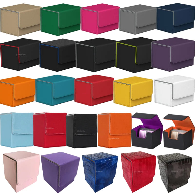 Hot Trading Card Deck Box Holder Large MTG Card Organizer Storage Collectible Game Card Cases Protectors Container