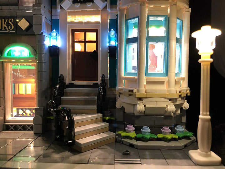 （No LEGO, Just Light）Usb Lighting Kit for LEGO 10270 Expert Bookshop Building