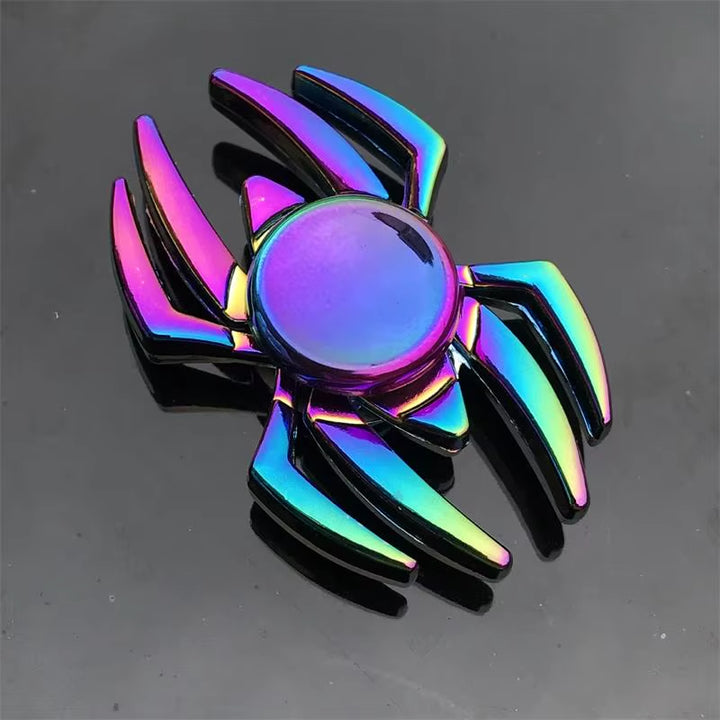 New Metal Rainbow Fidget Spinner Gradient Color EDC Hand Spinner Fingertip Gyro Anti-Anxiety Stress Relief Toys for Kids Adults