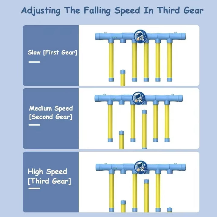 Fun Challenge Falling Sticks Game Toy, Training Reaction Ability Early Educational Parent-Child Stick Catcher Machine Toy Sports